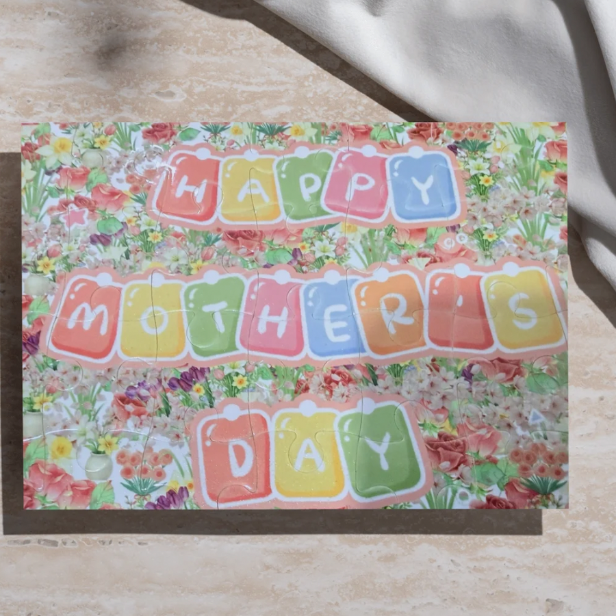 Custom Sublimation A5 - 28  Piece Jigsaw Puzzle - Aeriel Shot -  Mothers Day Print | Jadez World 