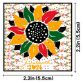 Custom Sublimation 2..2 x 2.2 Small Magnet Graphic - Juneteenth Print | Jadez World
