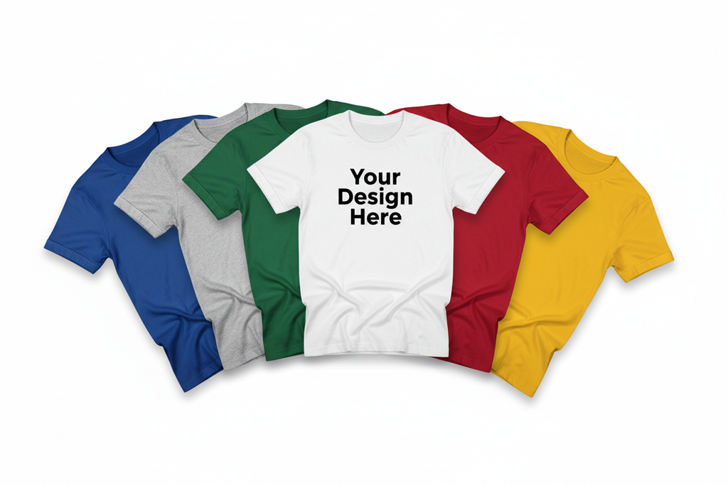 Custom Sublimation Design T Shirt -AI Rendering Product Shot - Custom Graphic | Jadez World