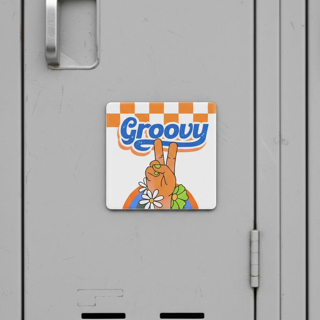 Custom Sublimation Magnet - Locker - AI Rendering Product Shot -  Groovy Print | Jadez World 