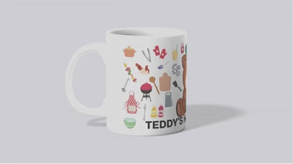 [Video] Product View Custom Sublimation 12 oz Ceramic Mug - AI Rendering - Teddys Harlem Kitchen THK Print  | Jadez World
